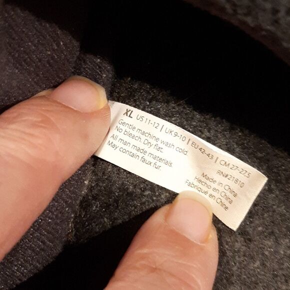 DF by Dearfoams Padded Heel Gray Slippers - Picture 10 of 11